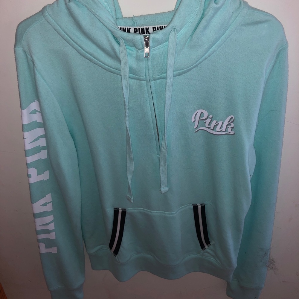 PINK Half Zip Sweatshirt
